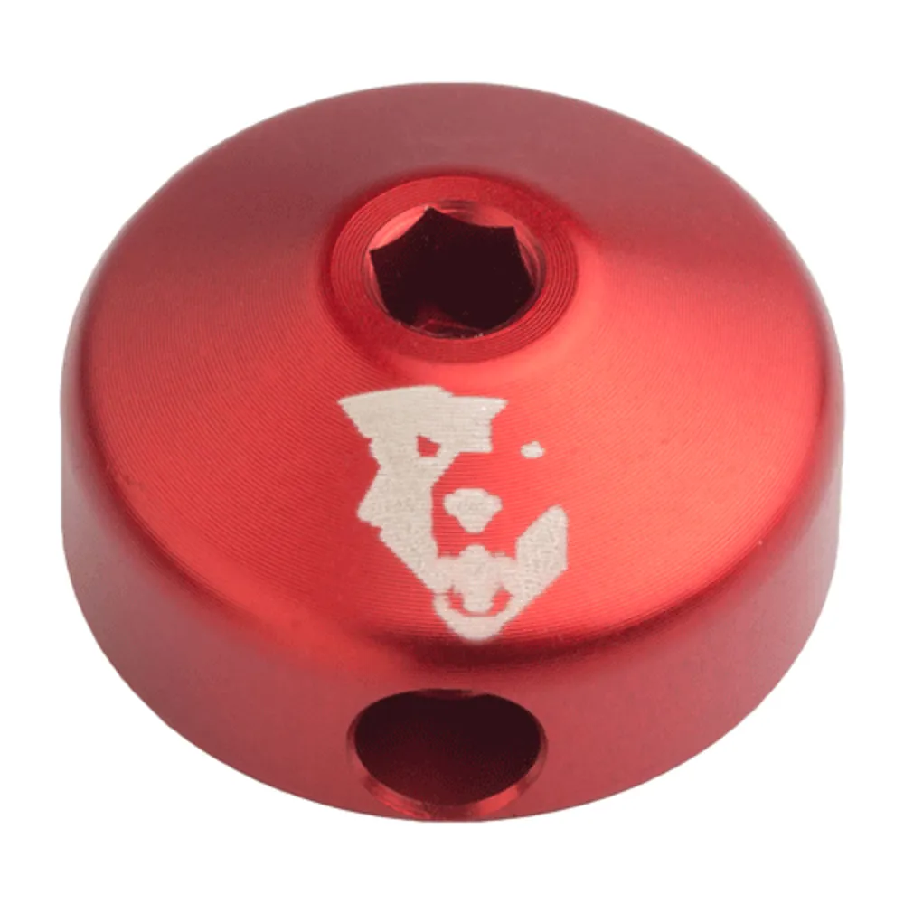 Wolf Tooth Low Profile Shock Rebound Knobs Red