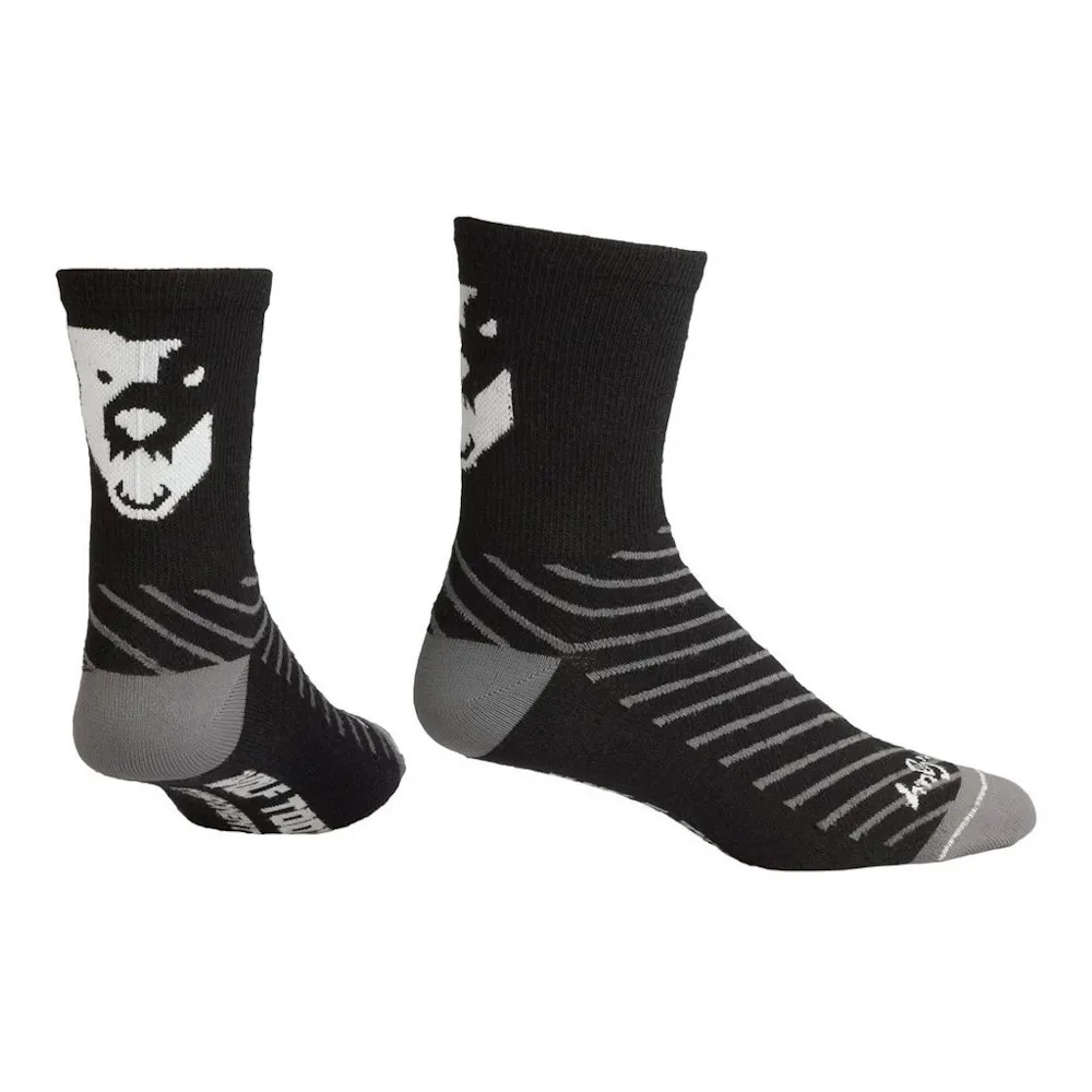 Wolf Tooth Sock Guy Synthetic Socks Black/white