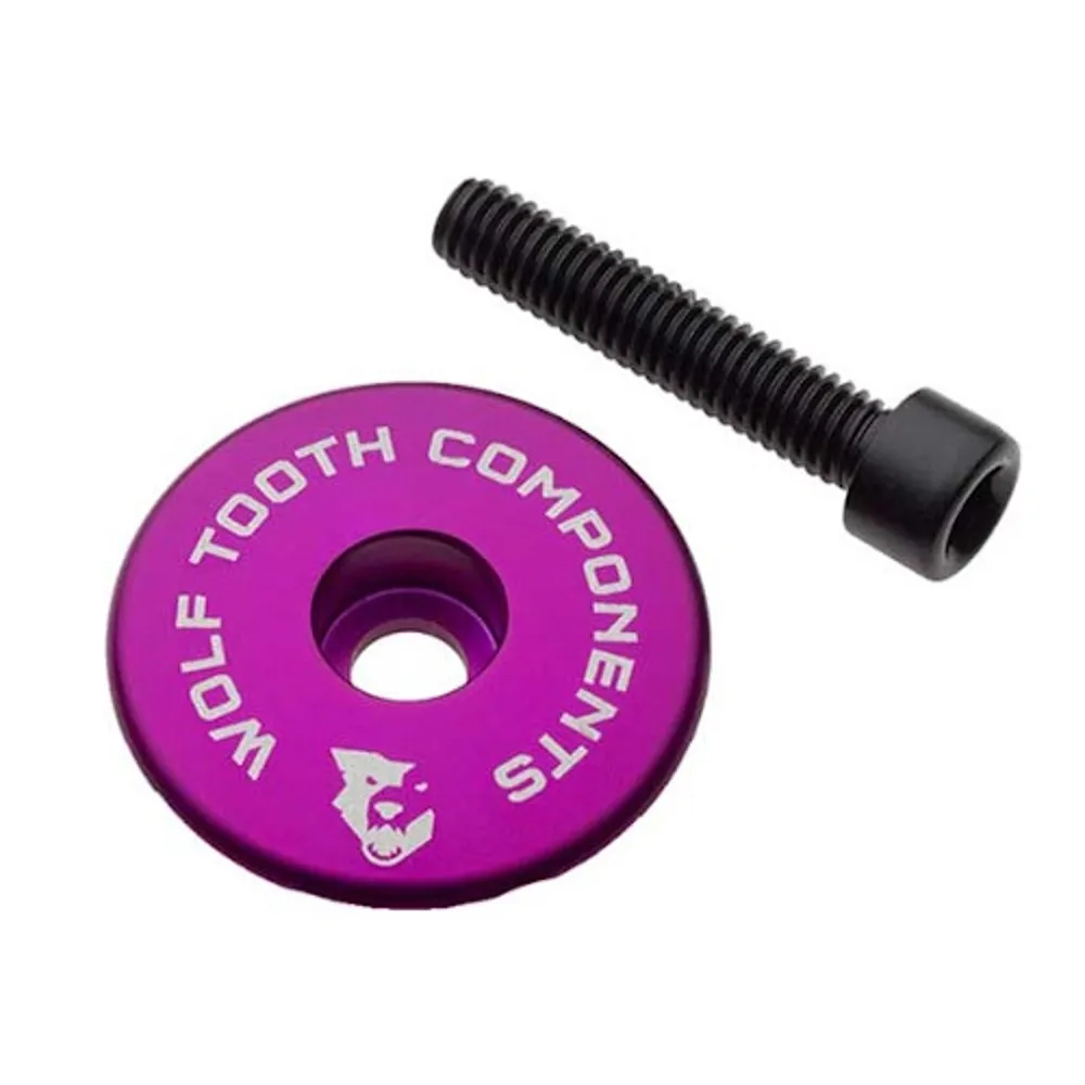 Wolf Tooth Ultralight Stem Cap And Bolt Purple