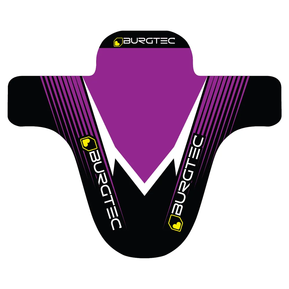 Burgtec Moto Mudguard Purple/black