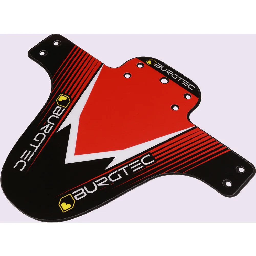Burgtec Moto Mudguard Red/black