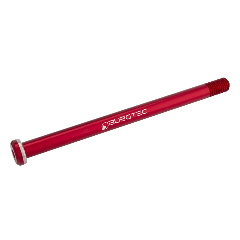 Burgtec Rear Axle 174mm X 12mm 1.75mm Pitch Race Red