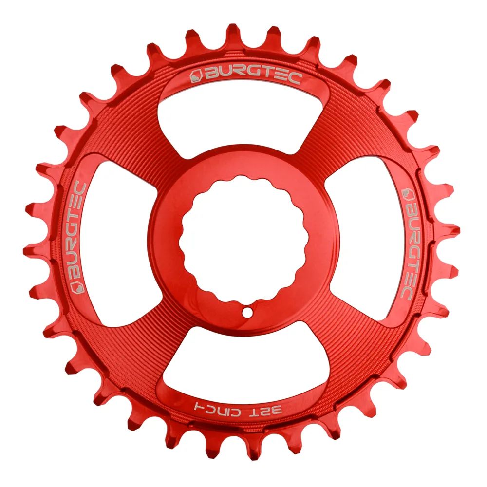 Burgtec Thickthin Cinch Chainring Red