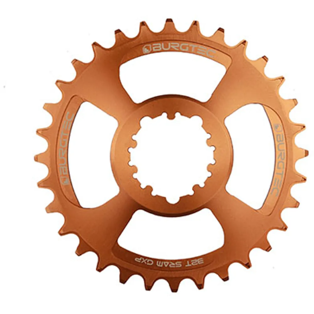 Burgtec Thickthin Gxp 6mm Offset Chainring Bronze