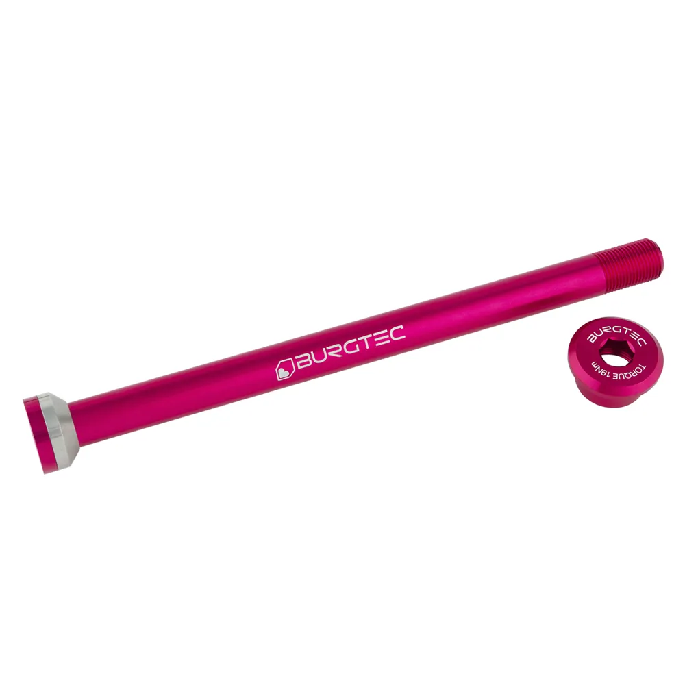 Burgtec Transition Rear Axle 171mm Toxic Barbie Pink