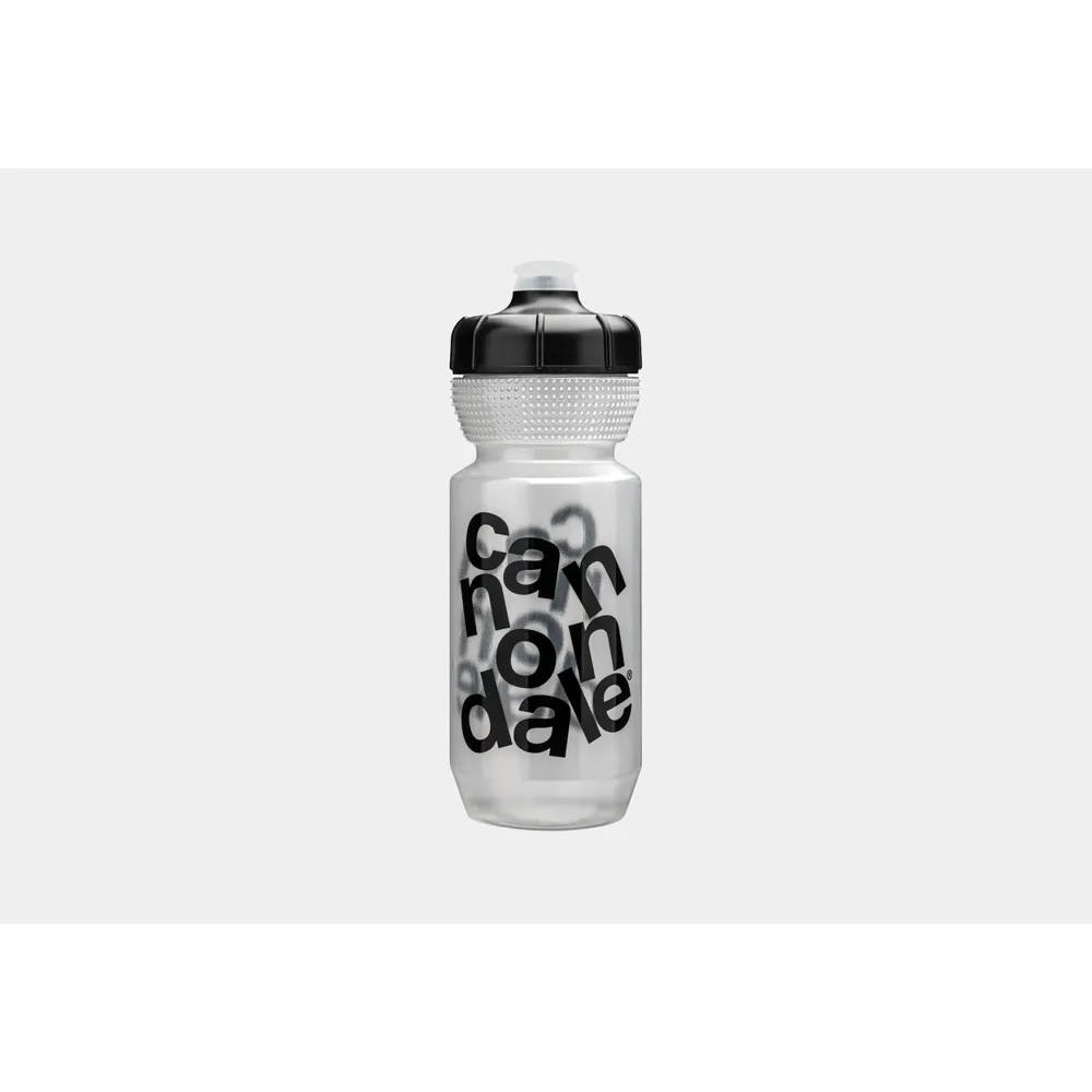 Cannondale Gripper Stacked Bottle 600ml Clear/black
