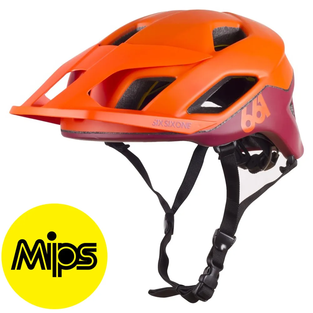 661 Crest Mips Mtb Helmet Orange/burgundy