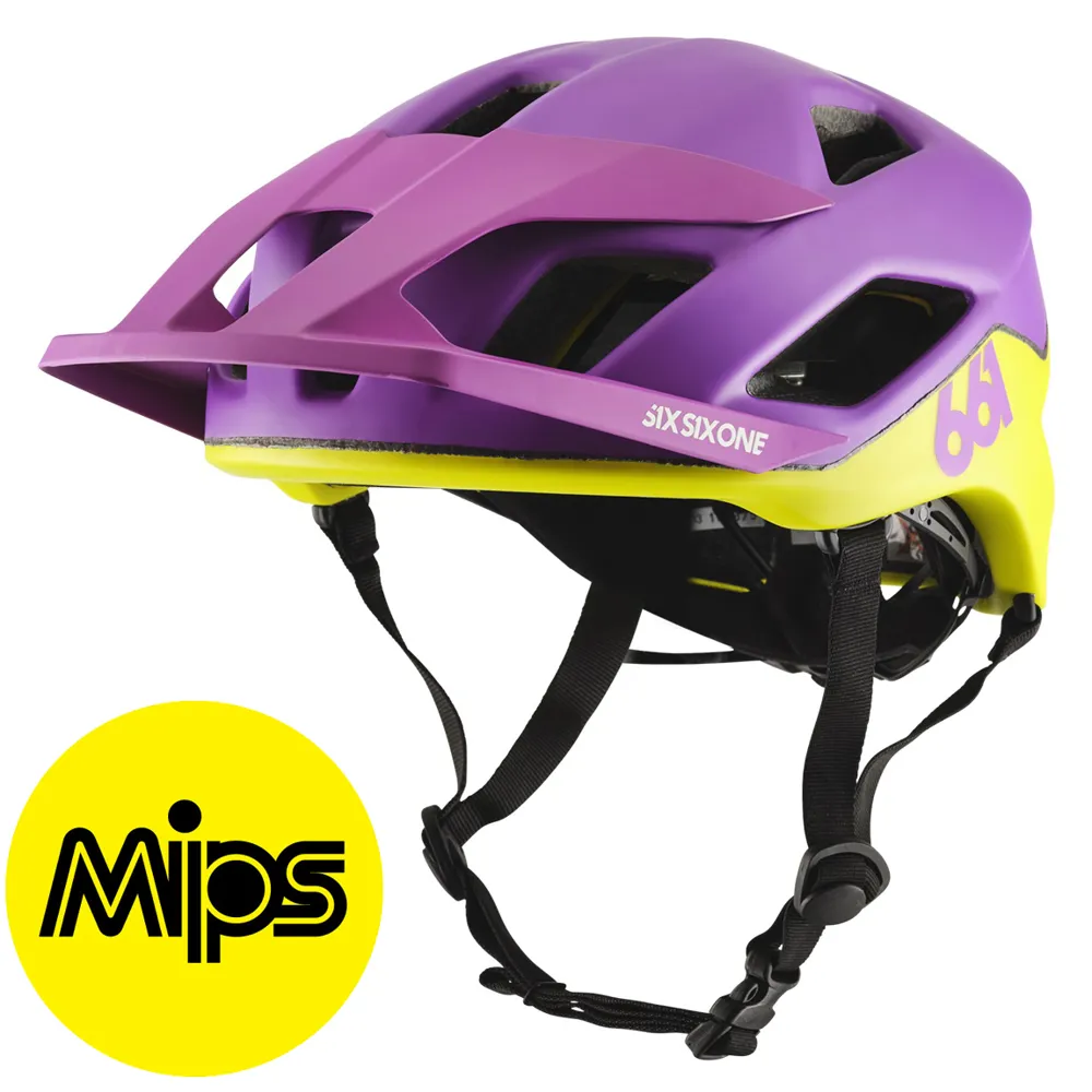 661 Crest Mips Mtb Helmet Purple/yellow