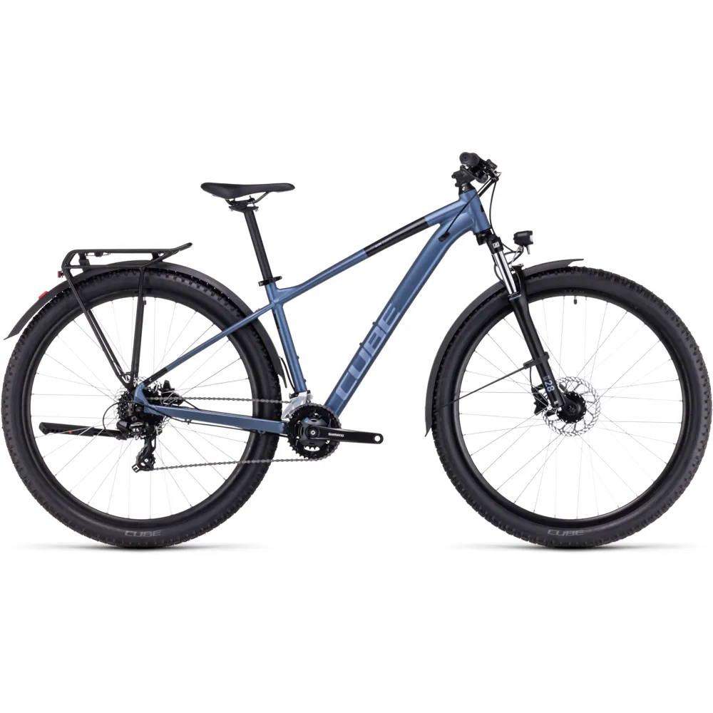 Cube Aim Allroad Mountain Bike 2023 Black/blue
