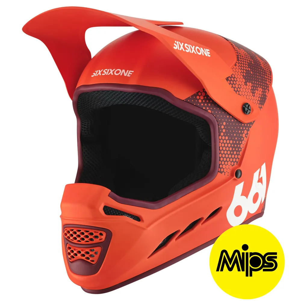 661 Reset Fullface Mips Mtb Helmet Digi Orange