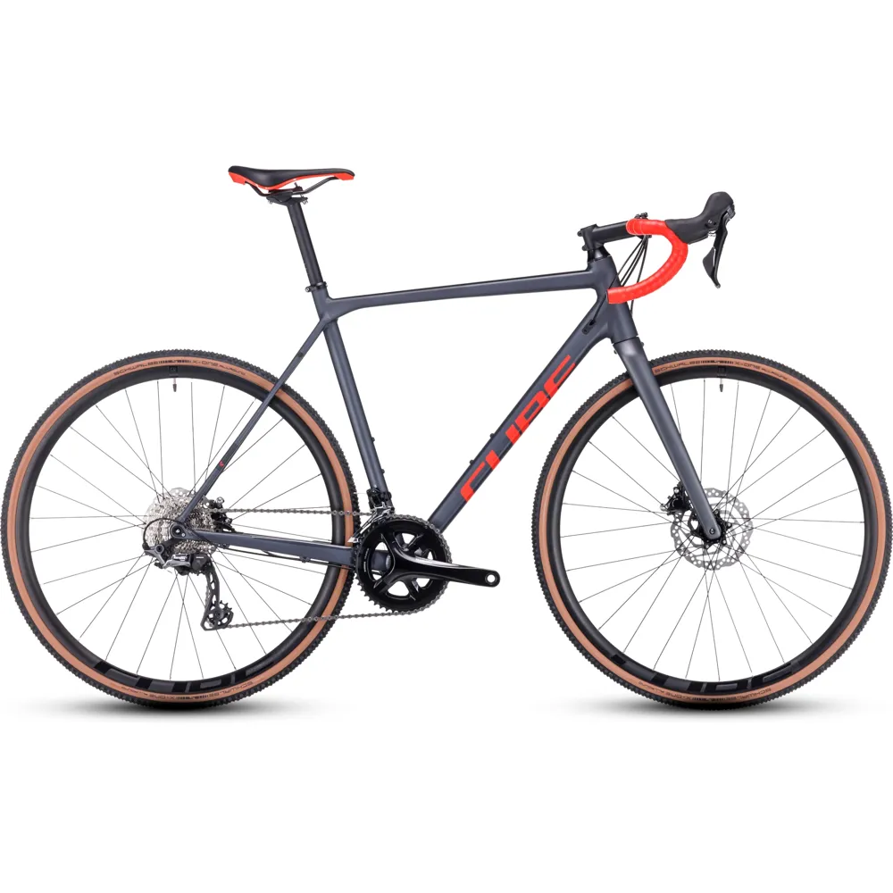 Cube Cross Race Pro Cyclo-cross Bike 2023 Grey/red