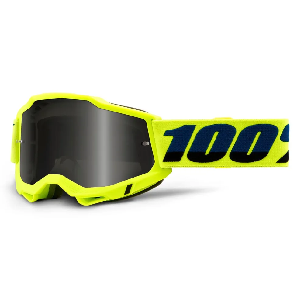 100 Percent Accuri 2 Sand Goggles Fluo/yellow - Smoke Lens
