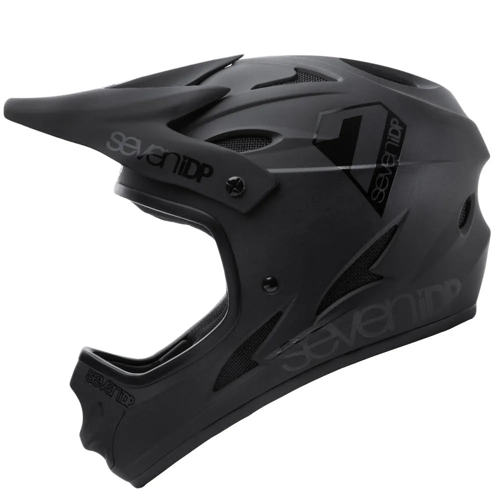 7idp M1 Fullface Mtb Helmet Black/black