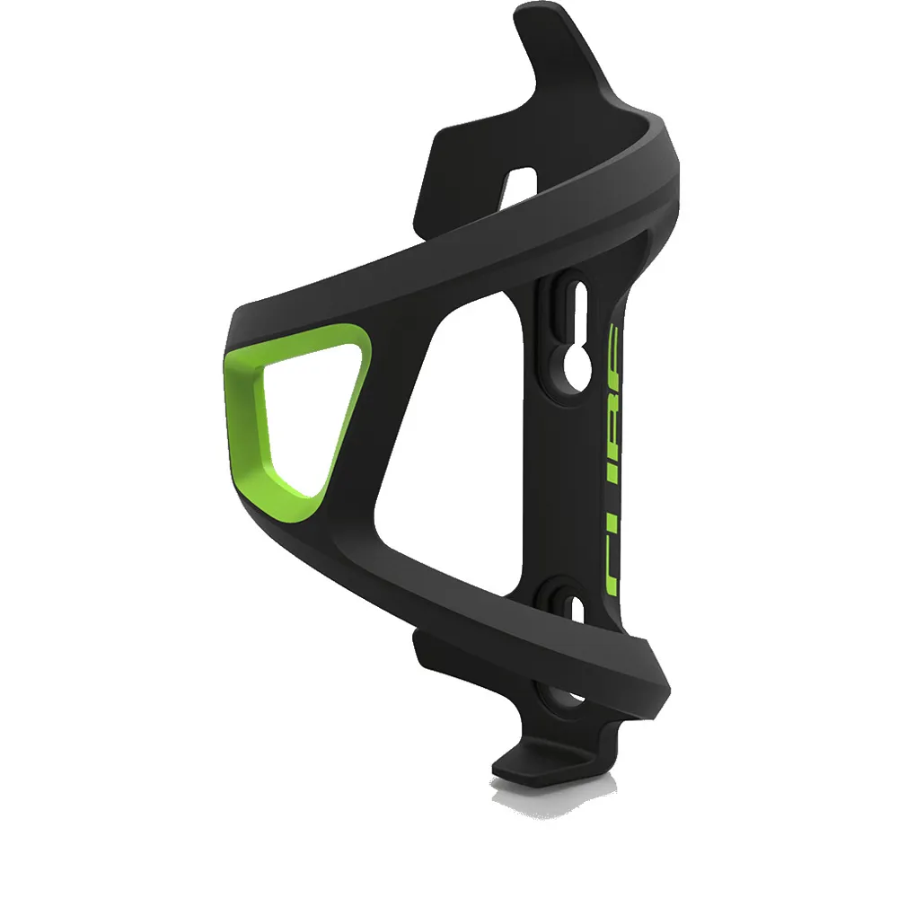 Cube Hpp Left-hand Sidecage Bottle Cage Black/green