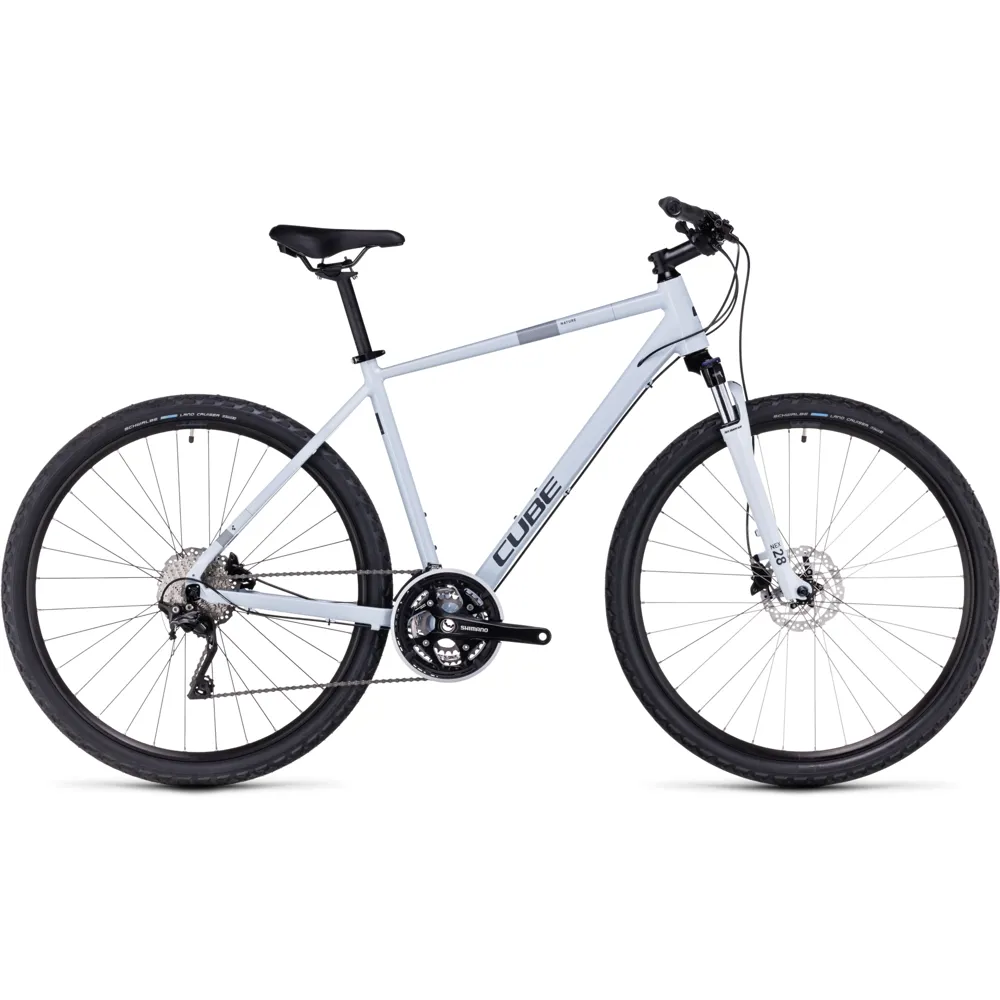 Cube Nature Pro Hybrid Bike Frost White/grey