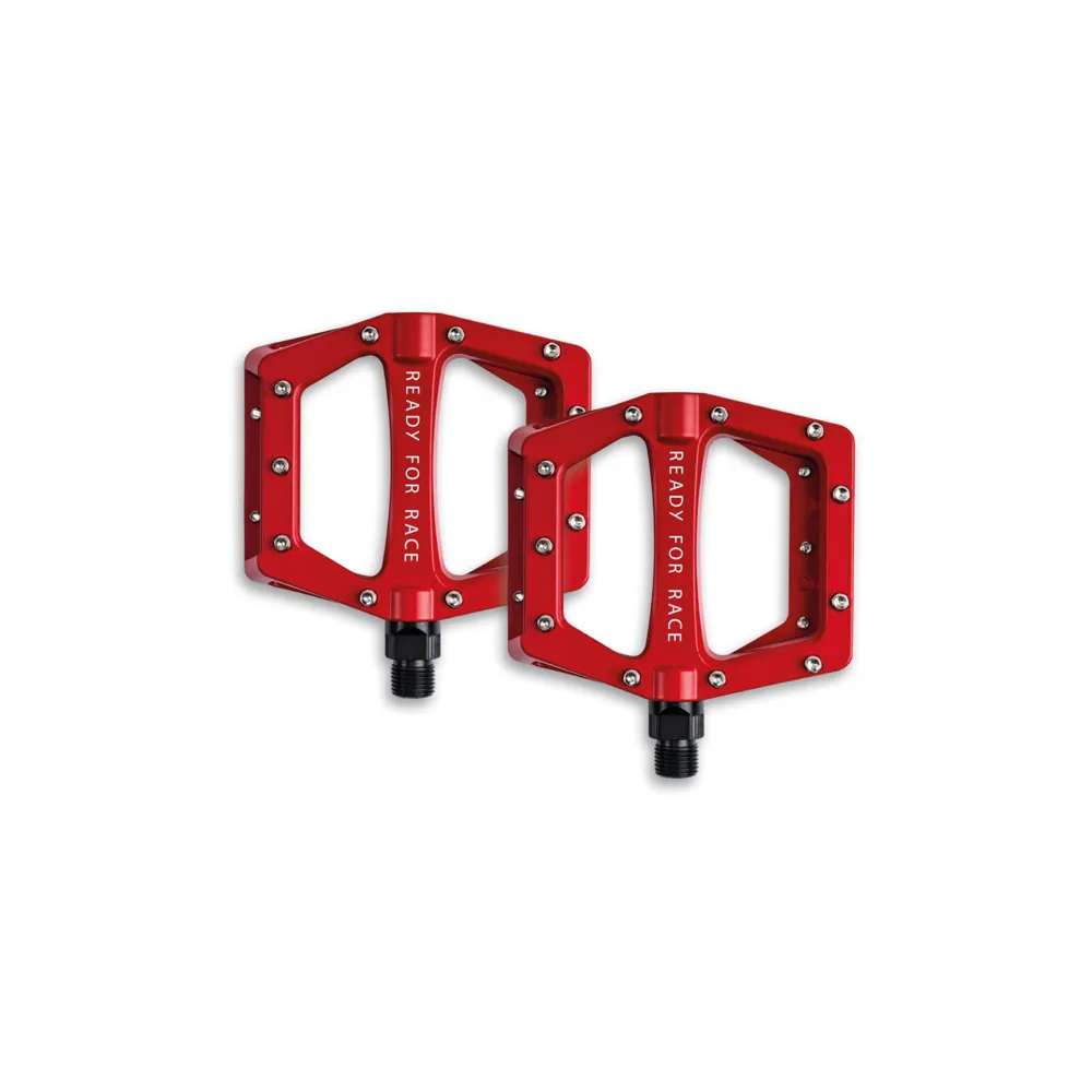 Cube Rfr Flat Cmpt Aluminium Pedals Red