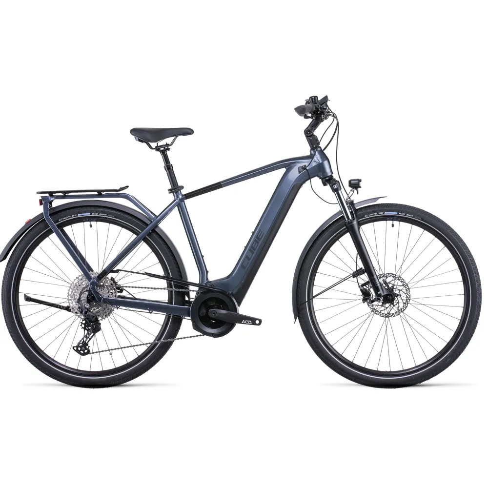 Cube Touring Hybrid Pro 500 Electric Bike 2022 Grey/black