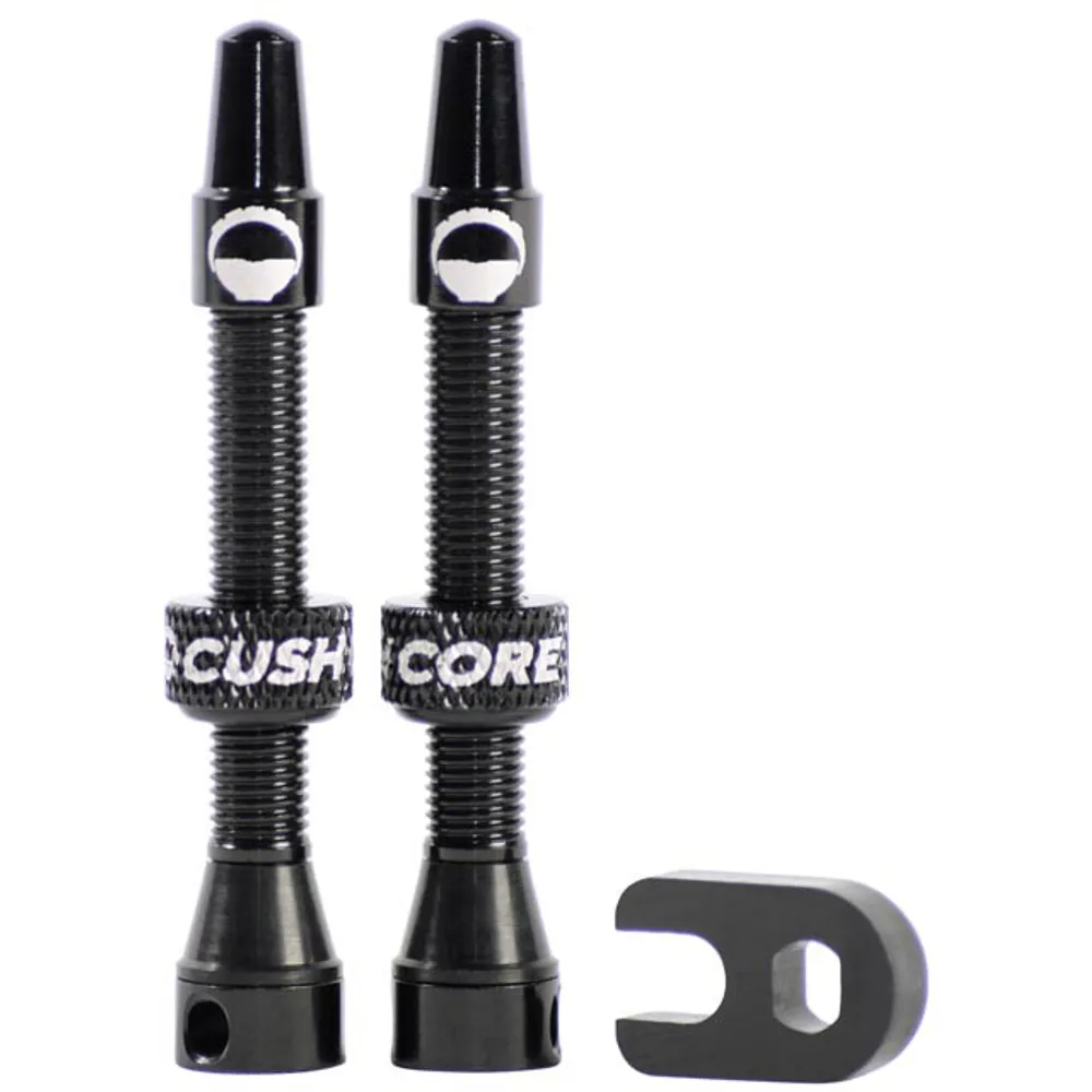 Cushcore Tubeless Air Valves 44mm Black