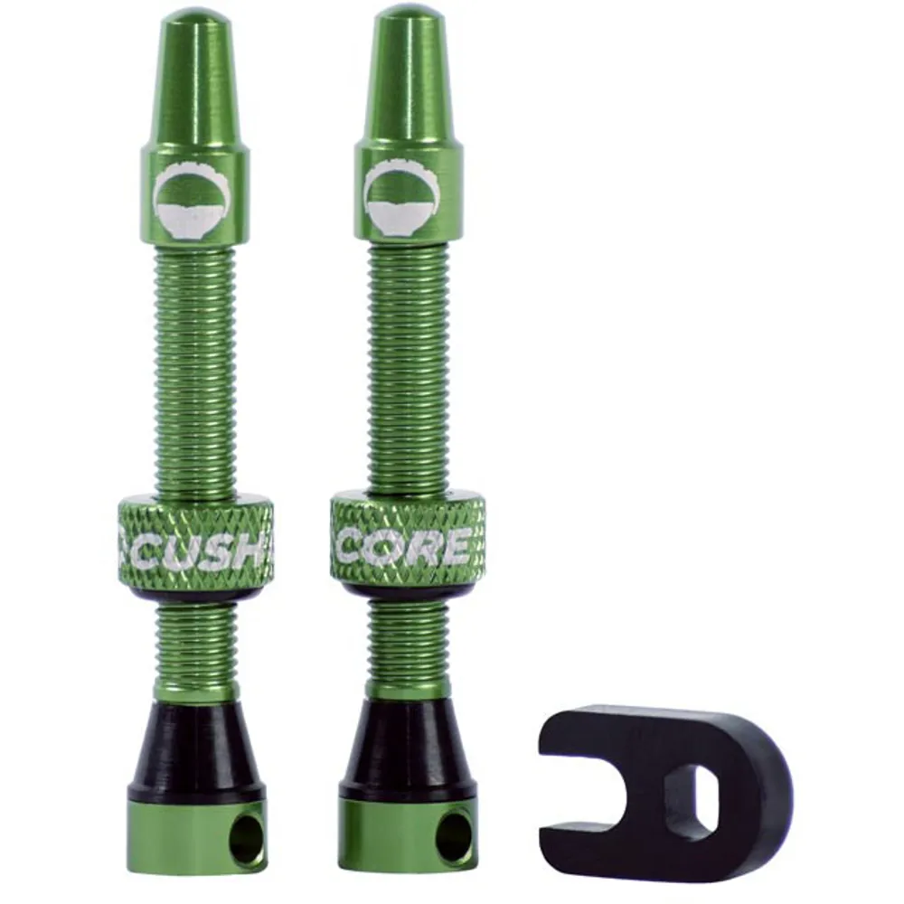 Cushcore Tubeless Air Valves 44mm Green
