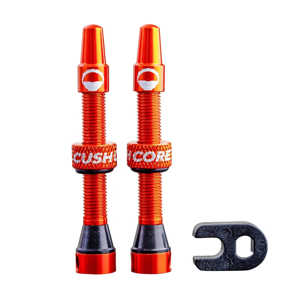 Cushcore Tubeless Air Valves 44mm Orange
