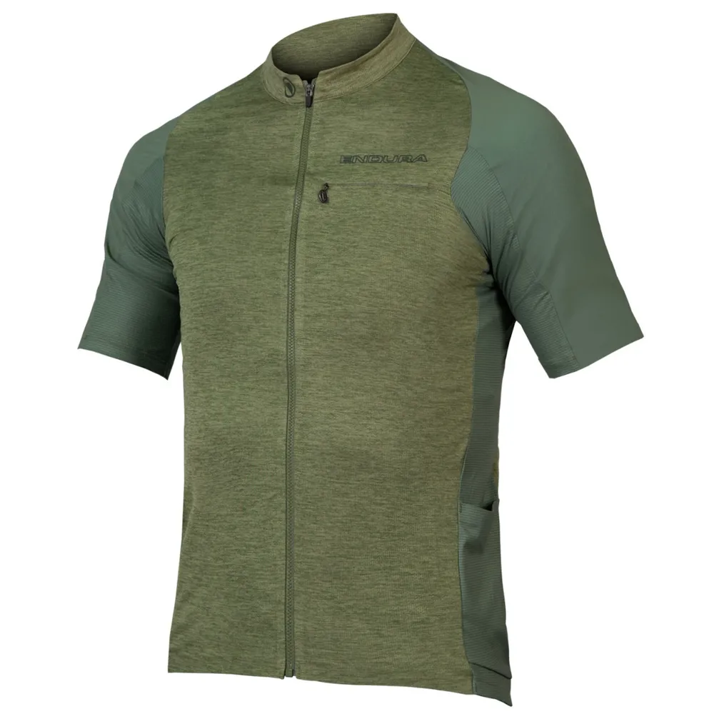 Endura Gv500 Reiver Ss Road Jersey Olive Green