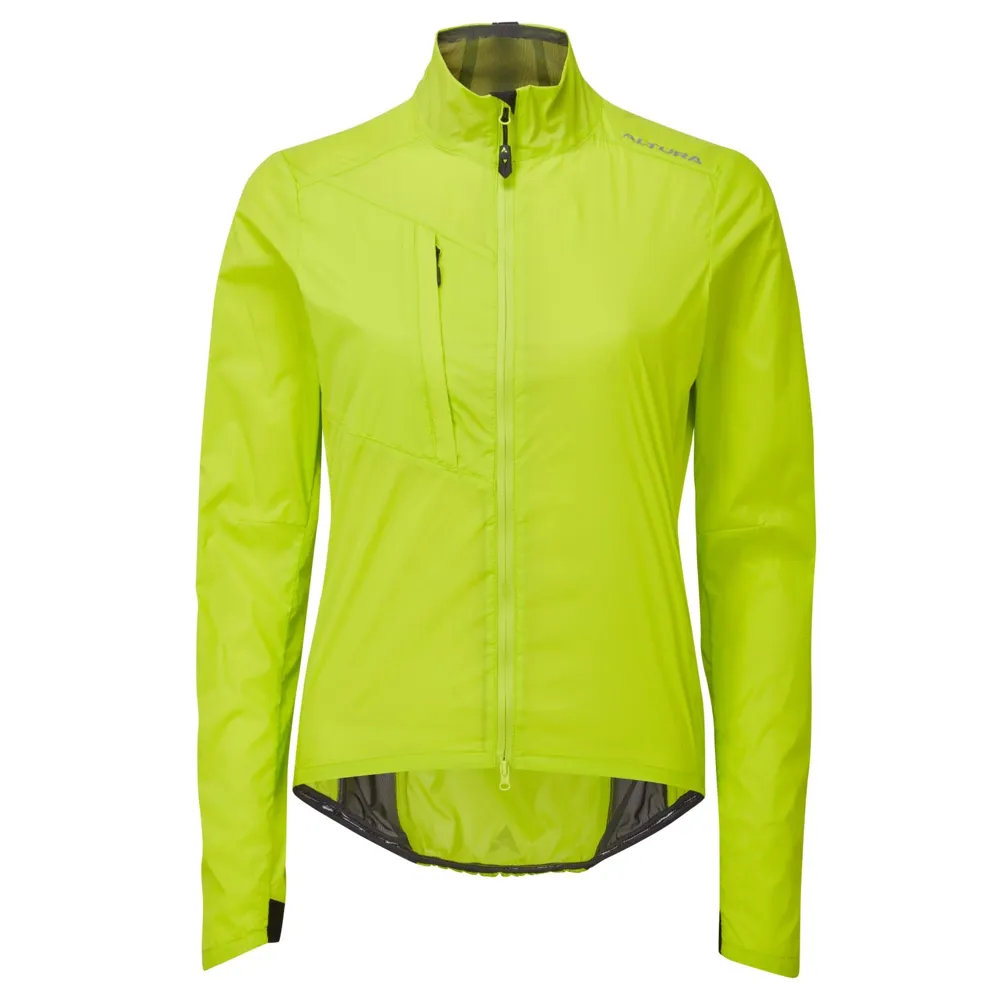 Altura Airstream Womens Windproof Jacket Lime