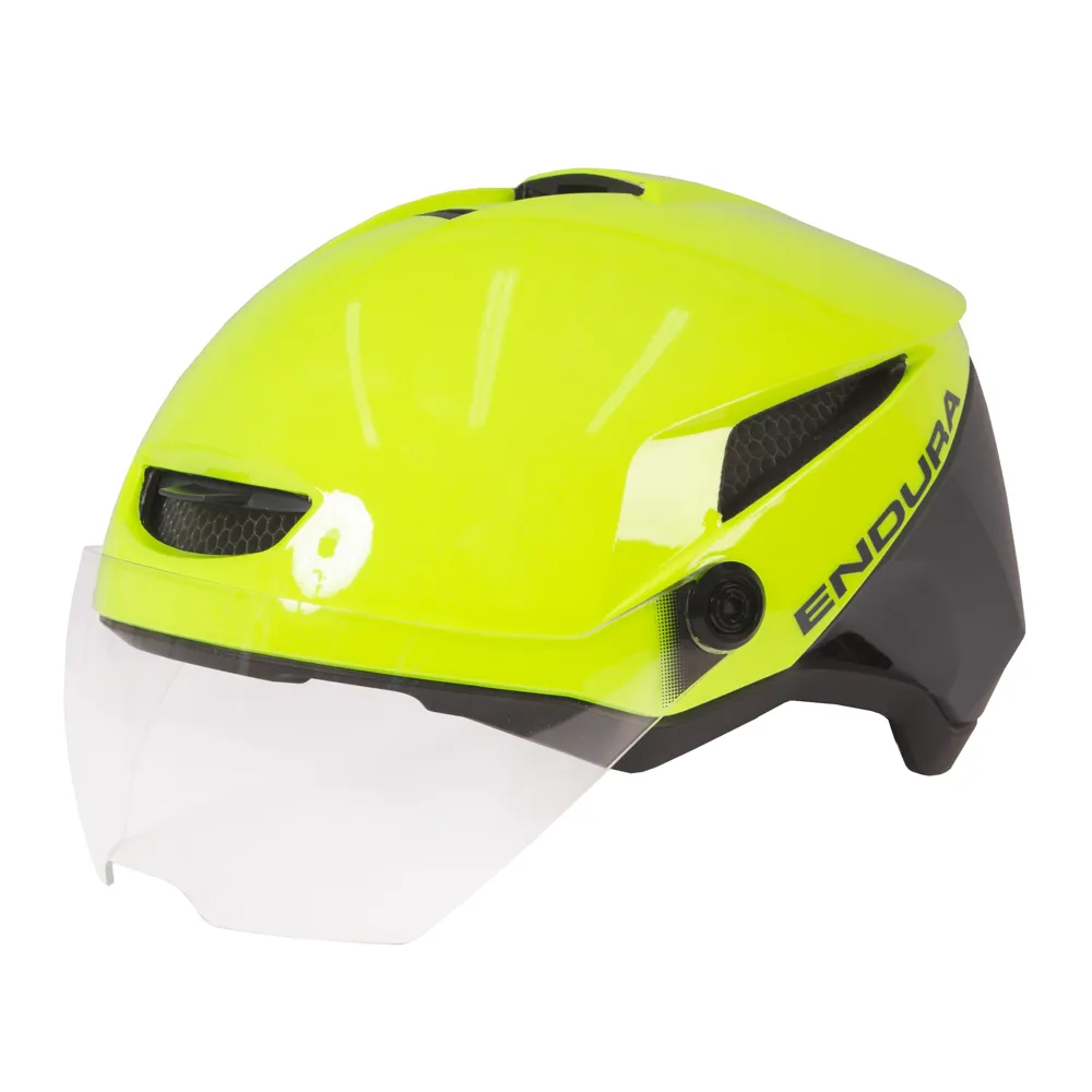 Endura Speed Pedelec Visor Helmet Hi-viz Yellow