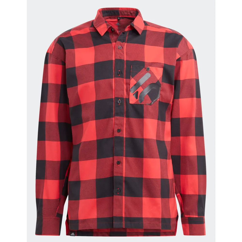 Five Ten Brand Of The Brave Flannel Ls Shirt Red/black