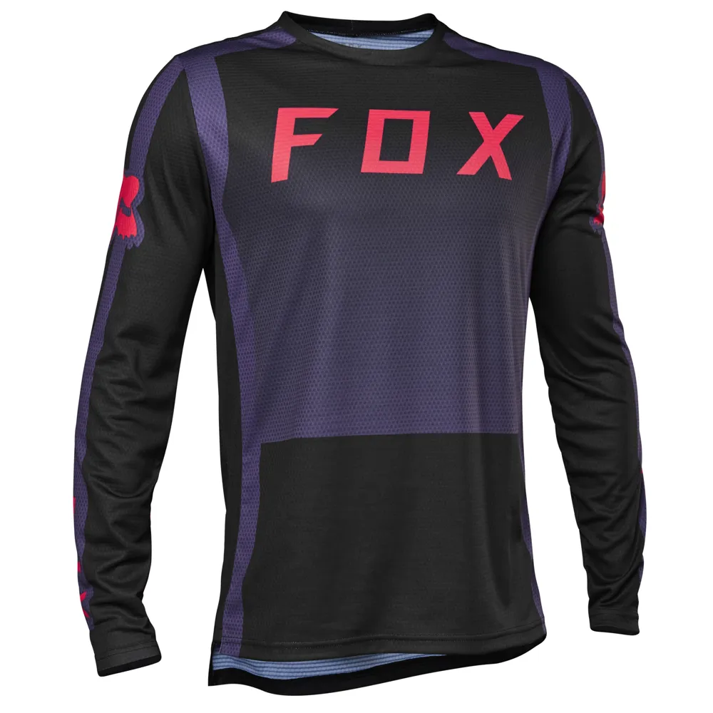 Fox Defend Youth Mtb Ls Jersey Sangria