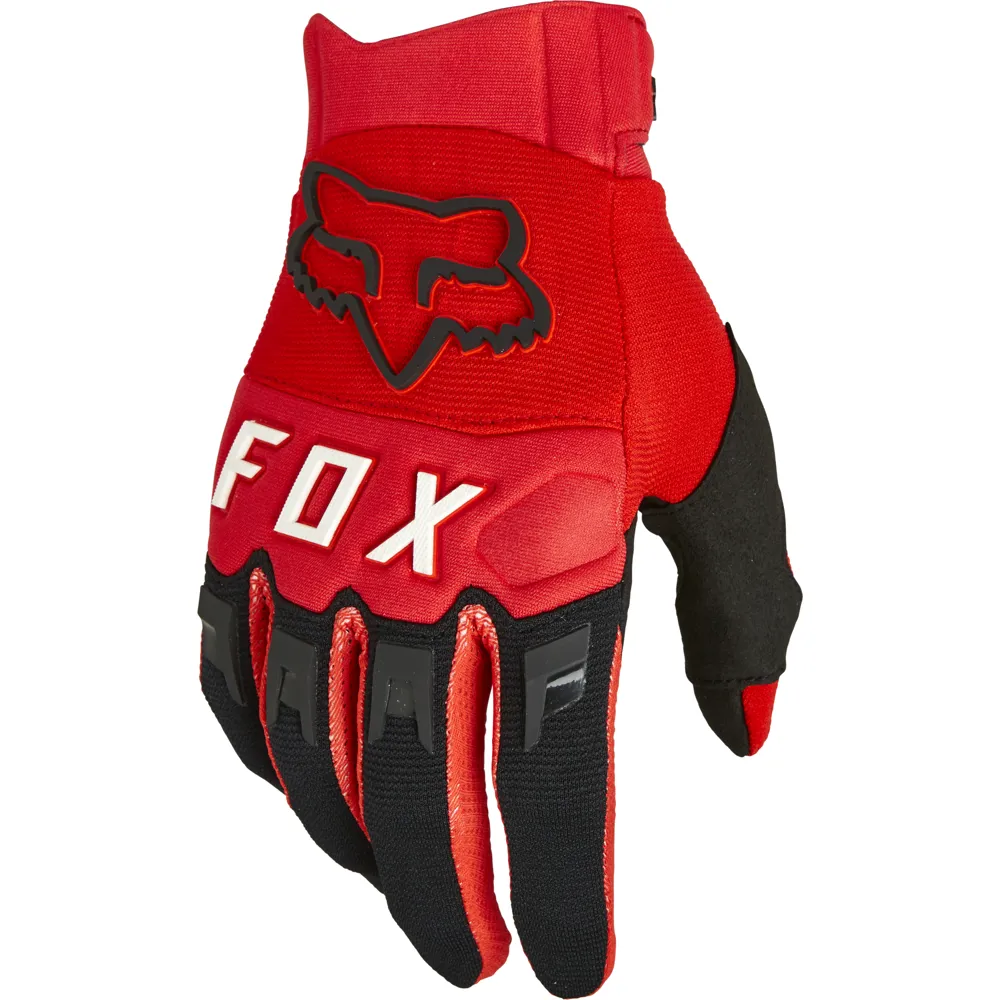 Fox Dirtpaw Mtb Gloves Flo Red