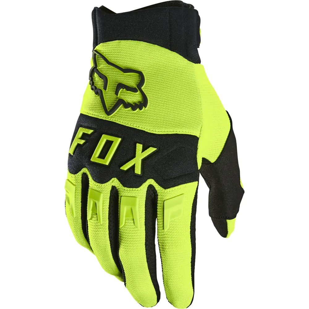 Fox Dirtpaw Mtb Gloves Flo Yellow