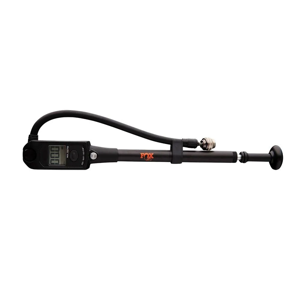 Fox High Pressure Digital Shock Pump With Swivel Head 350psi Black