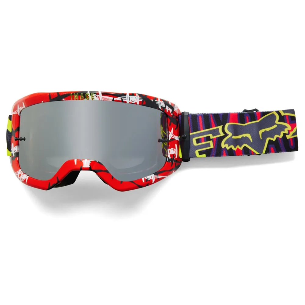Fox Main Barbed Wire Se Mtb Goggles Spark Flo Red