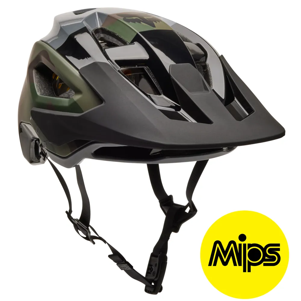 Fox Speedframe Pro Mips Mtb Helmet Olive Camo