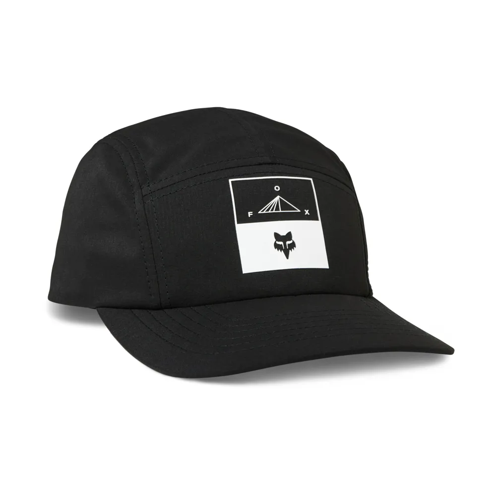 Fox Summit Camper 5 Panel Hat Black
