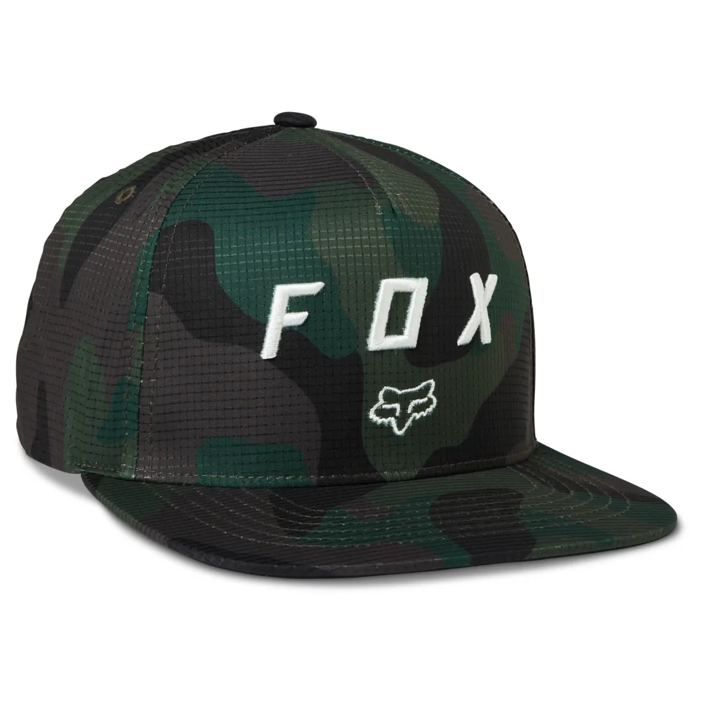 Fox Vzns Camo Tech Snapback Cap Green
