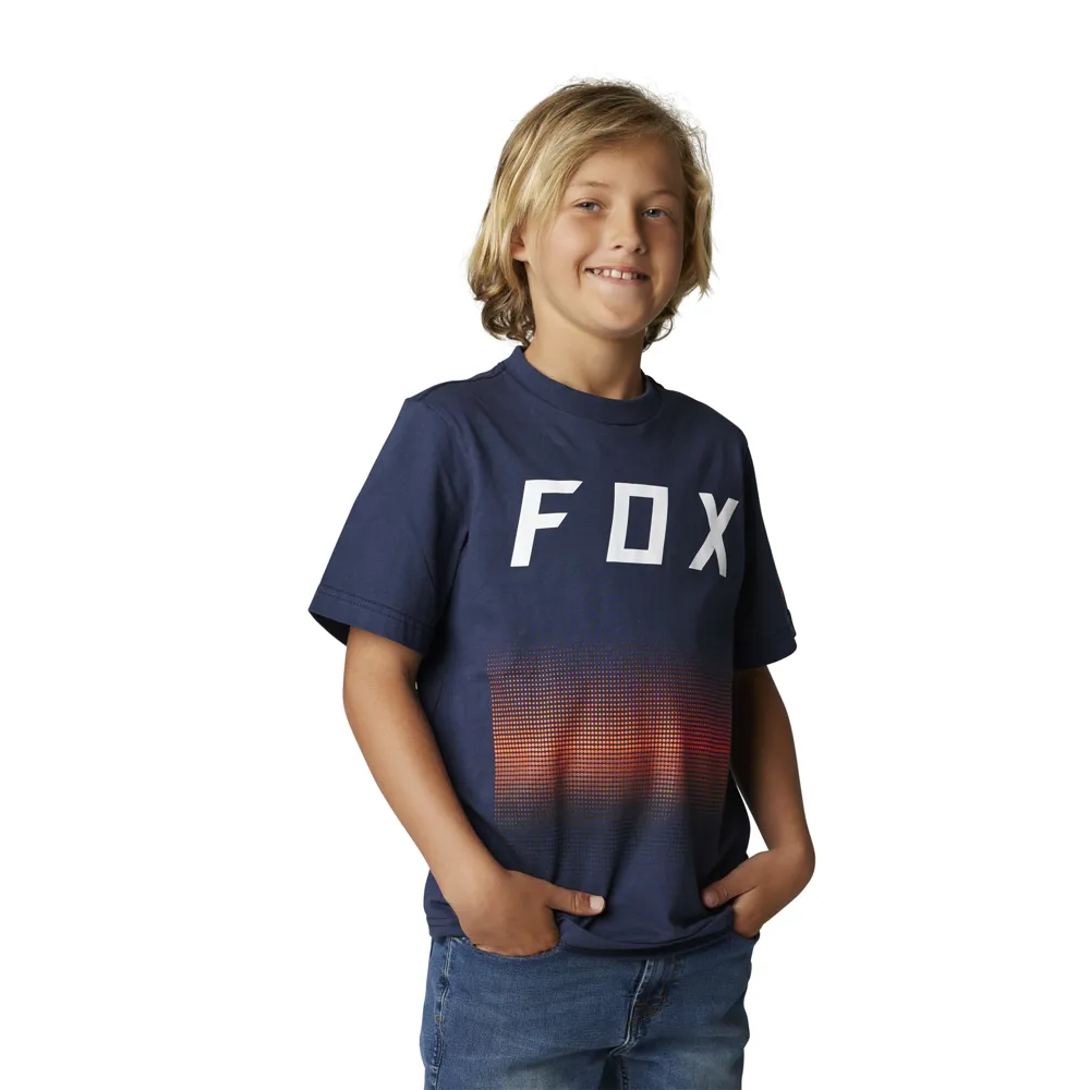 Fox Youth Fgmnt Ss Tee Deep Cobalt