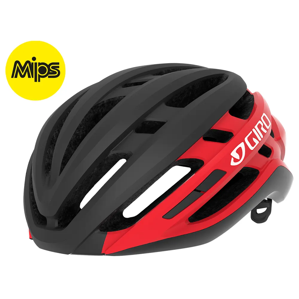 Giro Agilis Mips Road Helmet Matte Black/bright Red