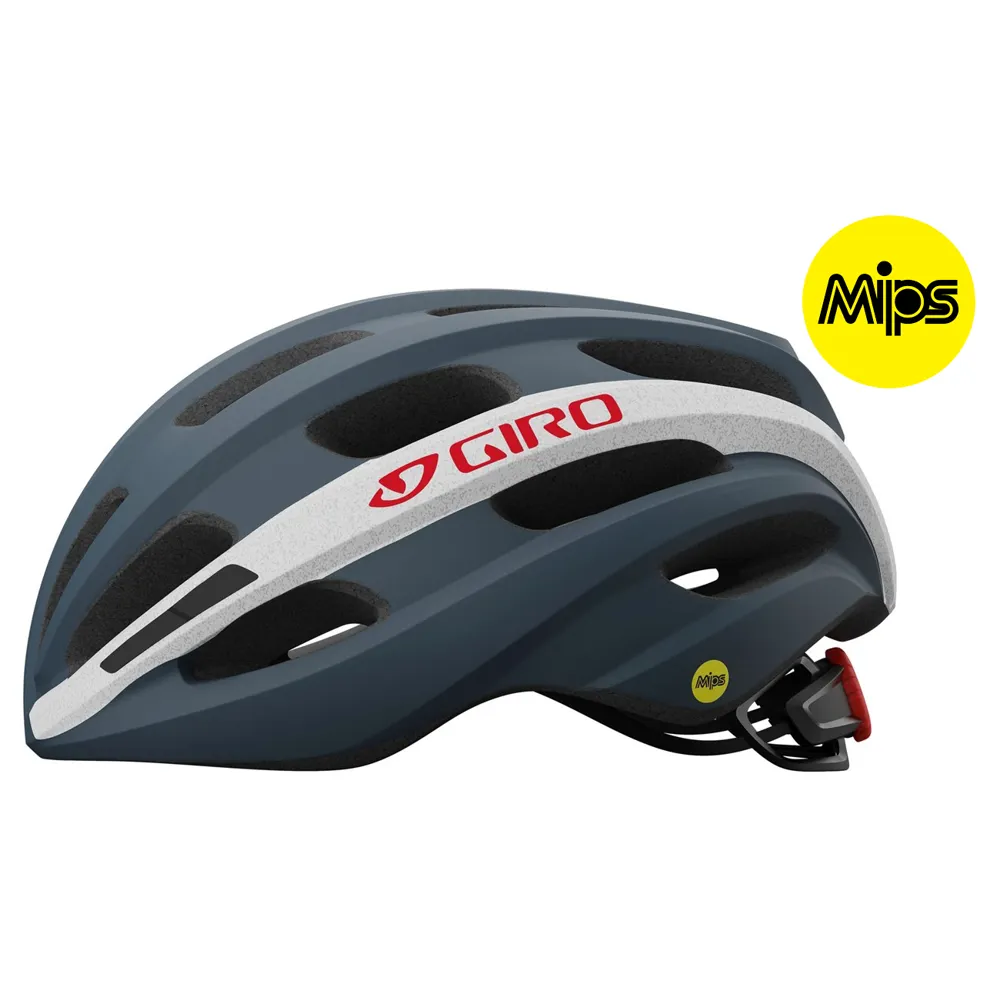 Giro Isode Mips Road Helmet Matte Portaro Grey/white/red