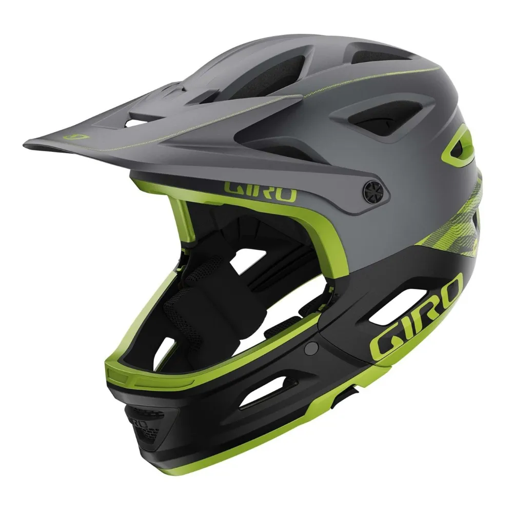 Giro Switchblade Mips Dirt/mtb Full Face Helmet 55-59cm M Black/anodised Lime