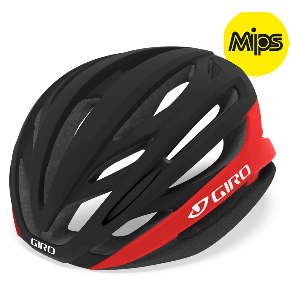 Giro Syntax Mips Road Helmet Matte Black/red