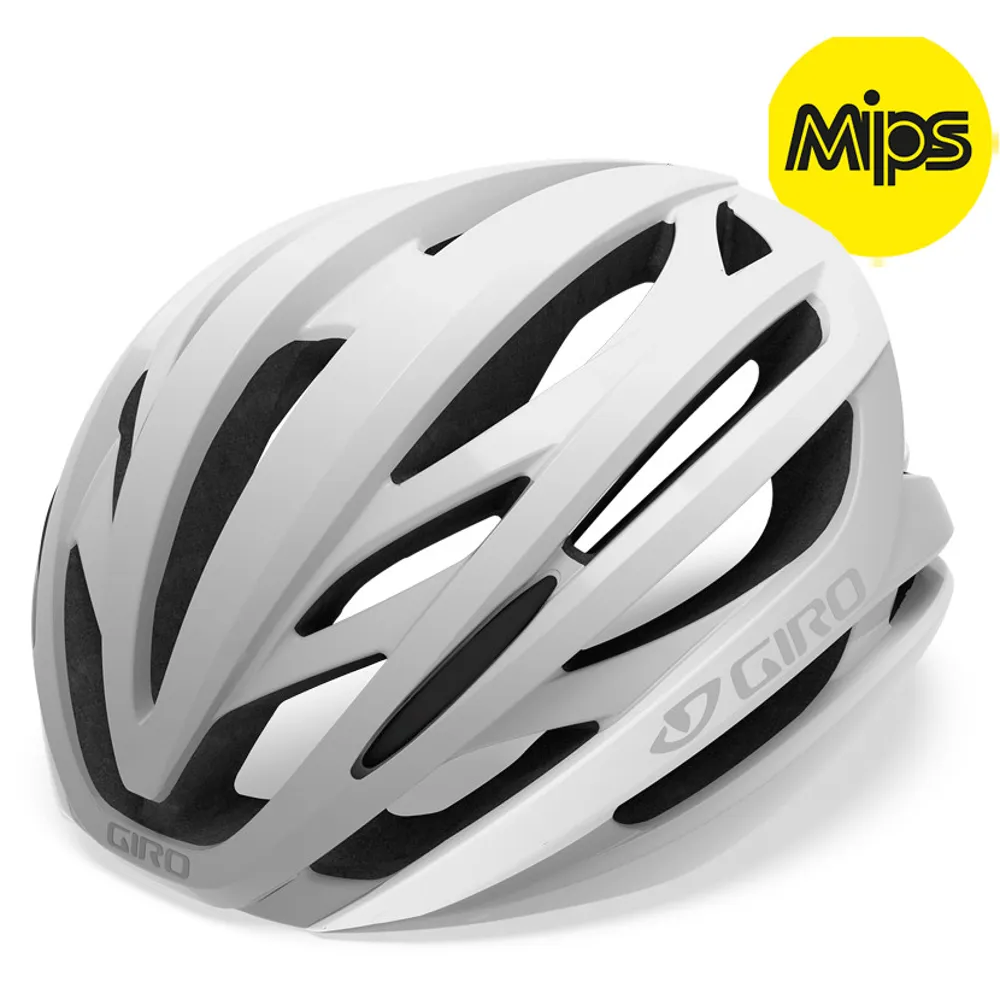 Giro Syntax Mips Road Helmet Matte White/silver
