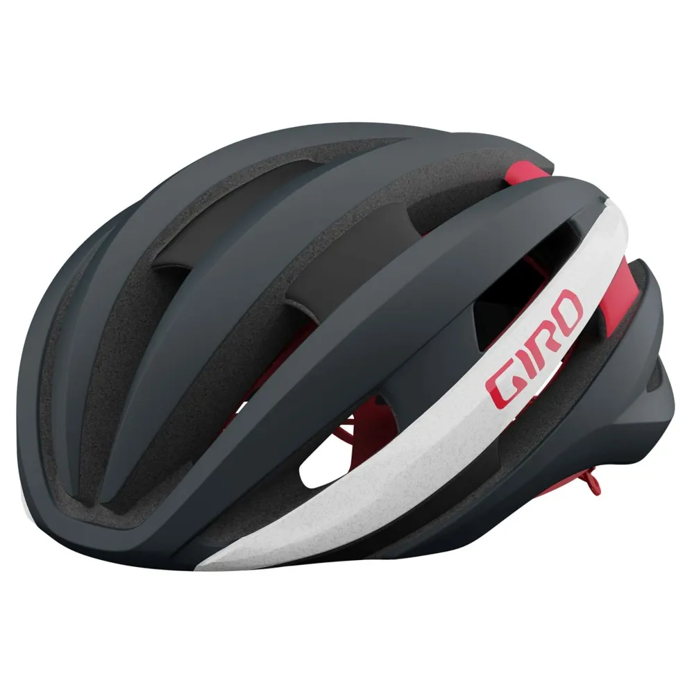 Giro Synthe Mips Ii Road Helmet Matte Portaro Grey/white/red