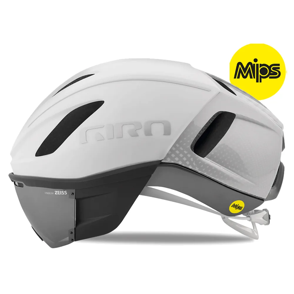 Giro Vanquish Mips Aero Road Helmet Matte White/silver