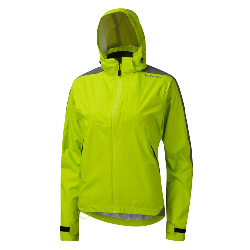 Altura Nightvision Typhoon Waterproof Womens Jacket Lime Green