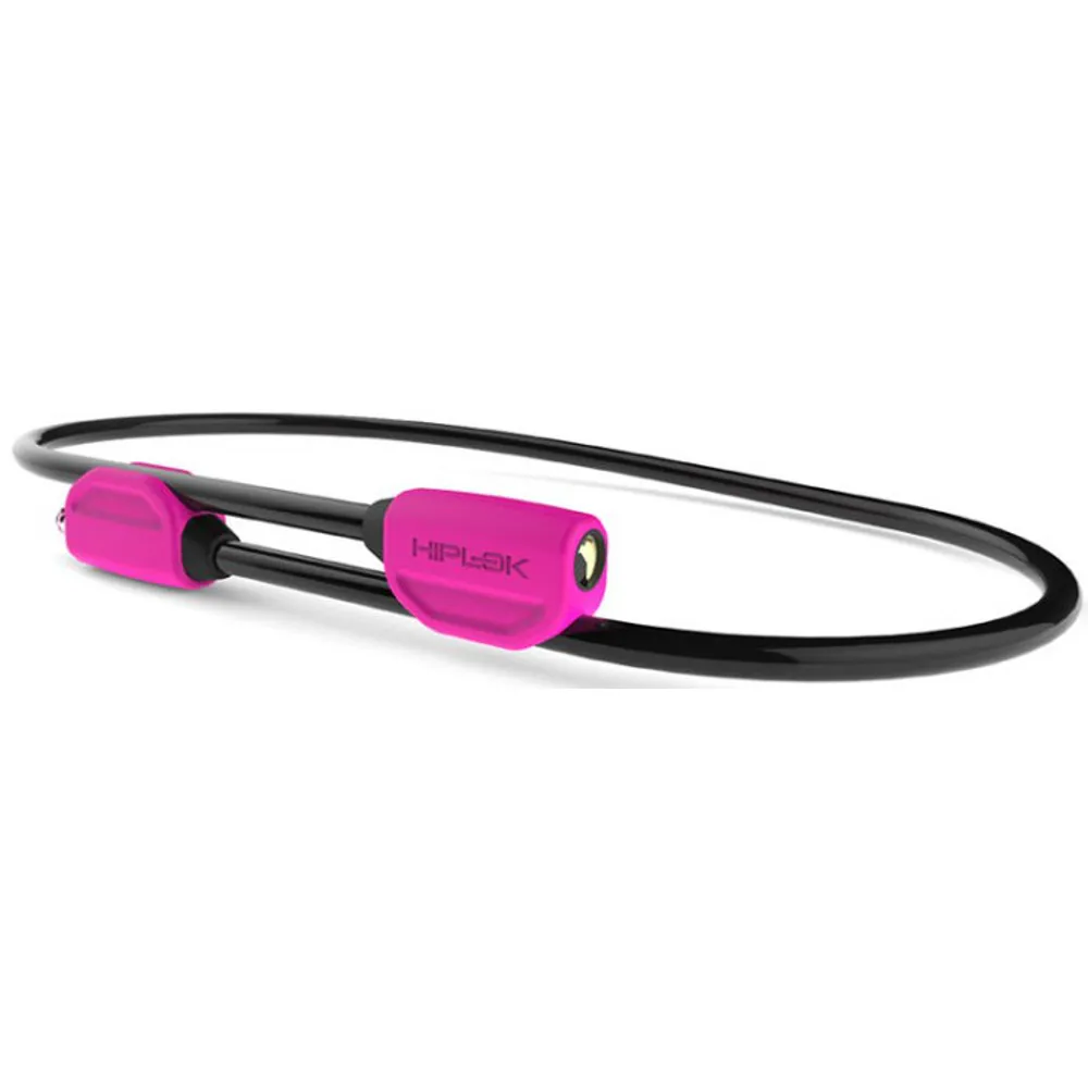 Hiplok Pop Cable Bike Lock Black/pink