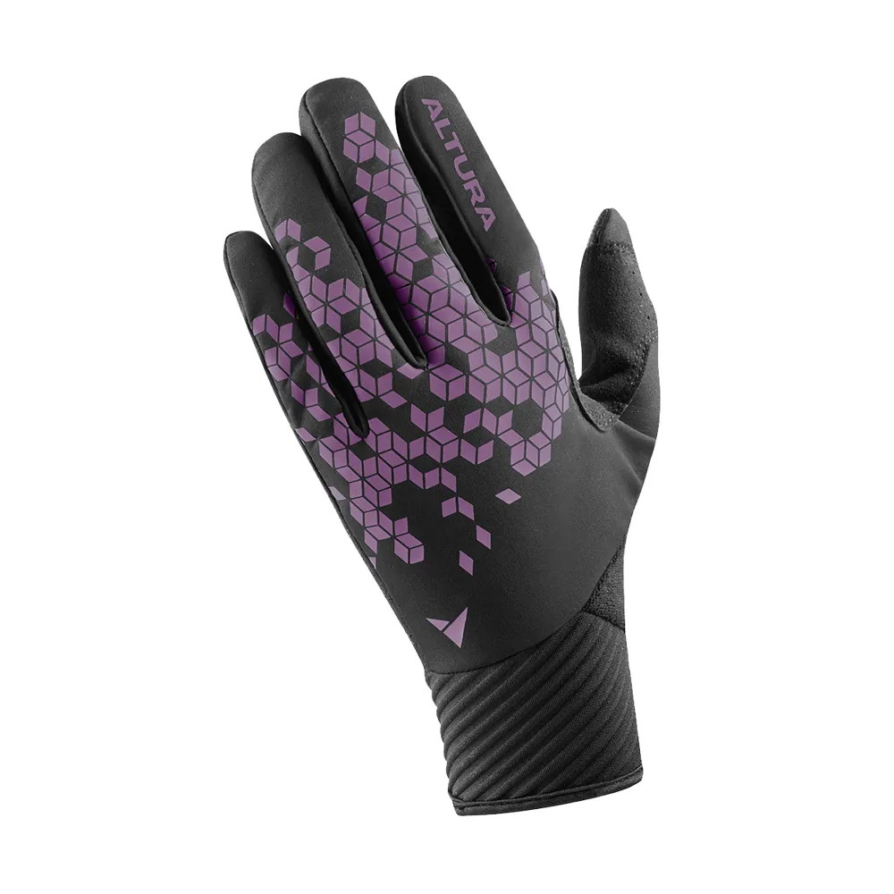 Altura Nightvision Windproof Gloves Black/purple