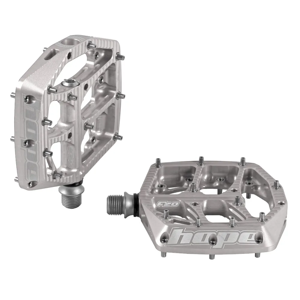Hope F20 Flat Pedals Silver