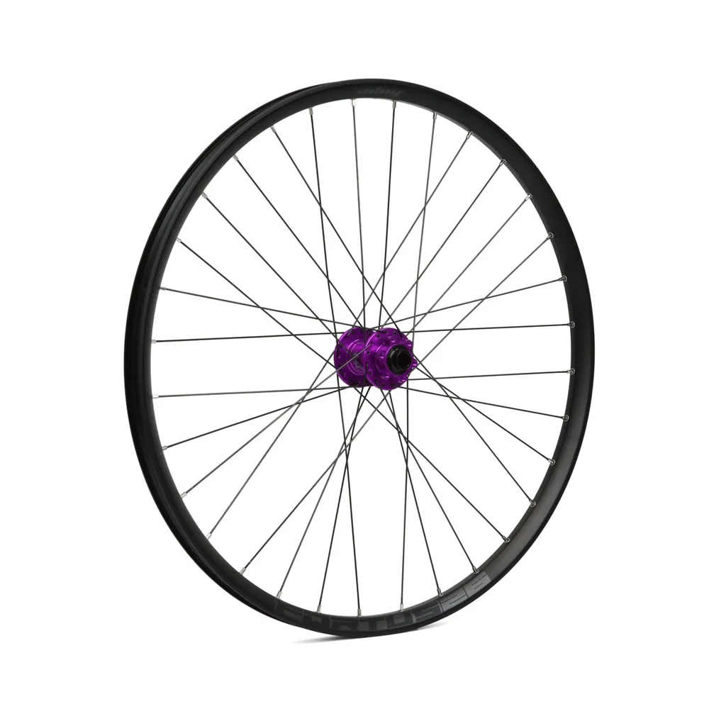 Hope Fortus 26w Pro4 Disc 27.5 Front Wheel Black/purple Hub