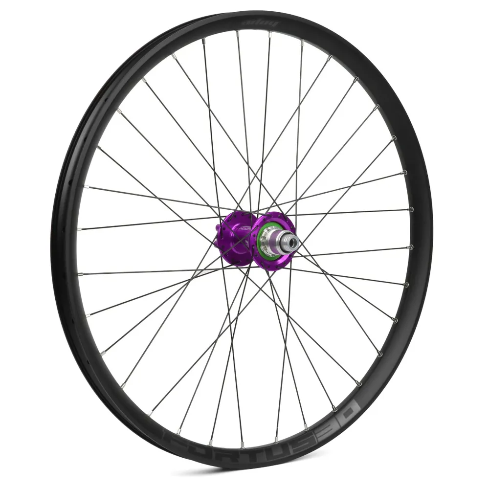 Hope Fortus 30w Pro4 27.5in Rear Wheel Purple